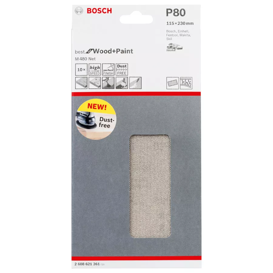 Abrasif M480 filet Expert Wood+Paint 115x230mm (par 10) Abrasif M480 filet Expert Wood+Paint 115x230mm (par 10)